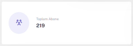 Abone tablosu — masaüstü