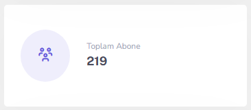 Abone tablosu — mobil