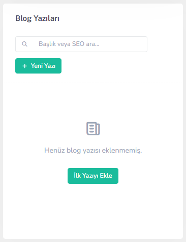 Blog yazıları — mobil