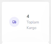 Kargo metodları kartları — mobil