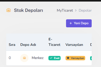 Stok depoları — mobil