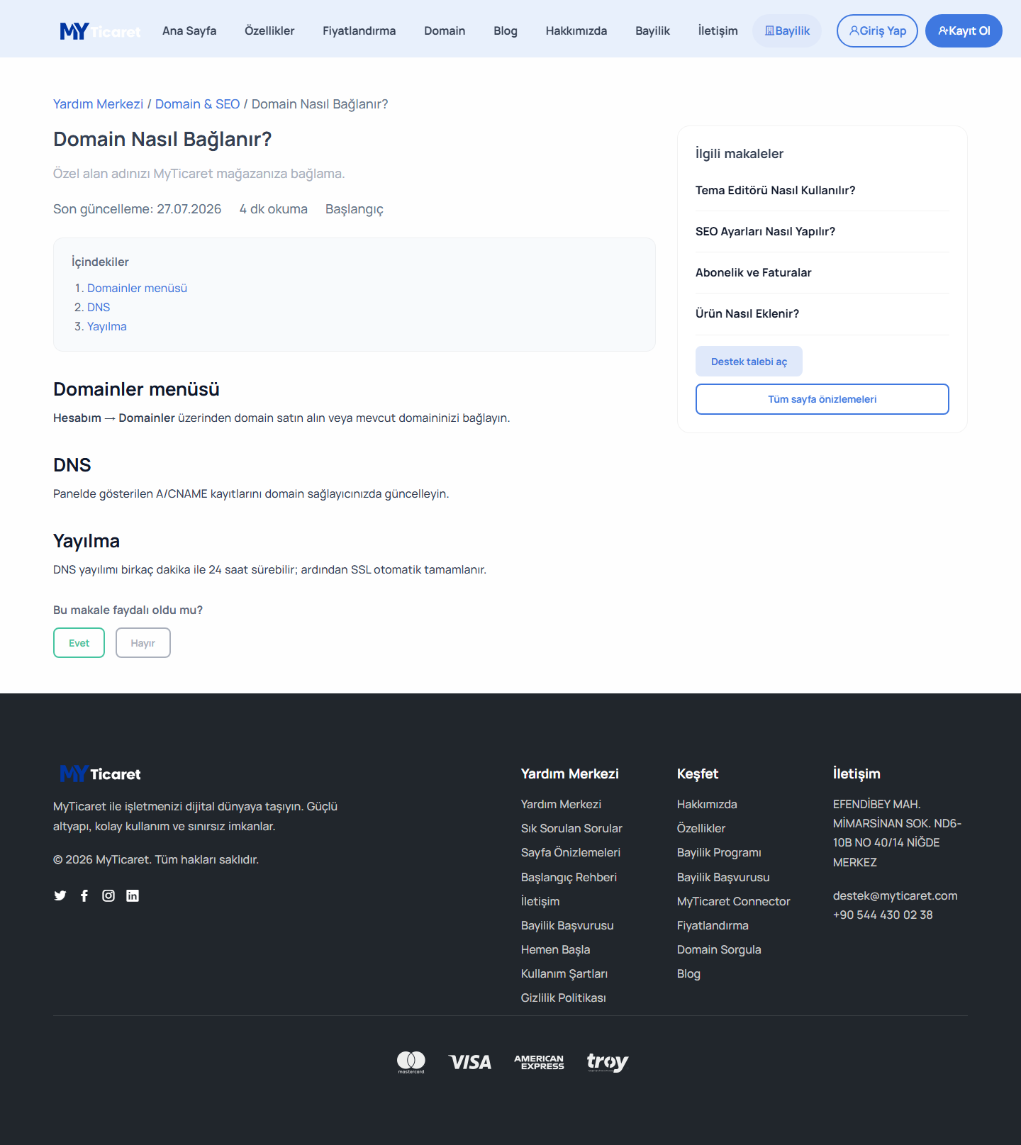 Makale: domain-nasil-baglanir masaüstü