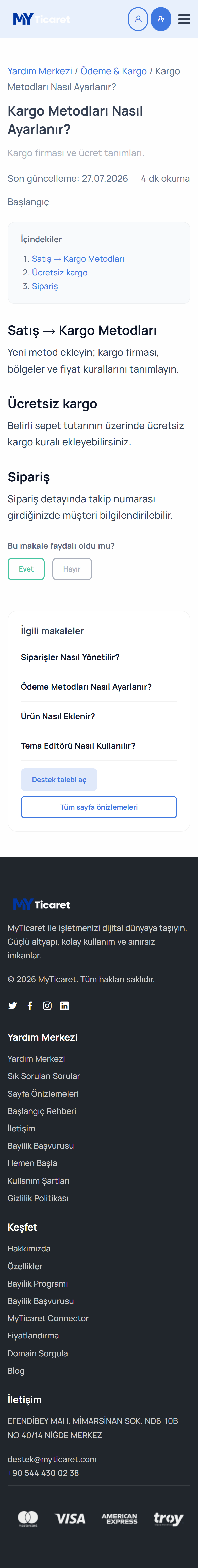 Makale: kargo-metodlari-nasil-ayarlanir mobil