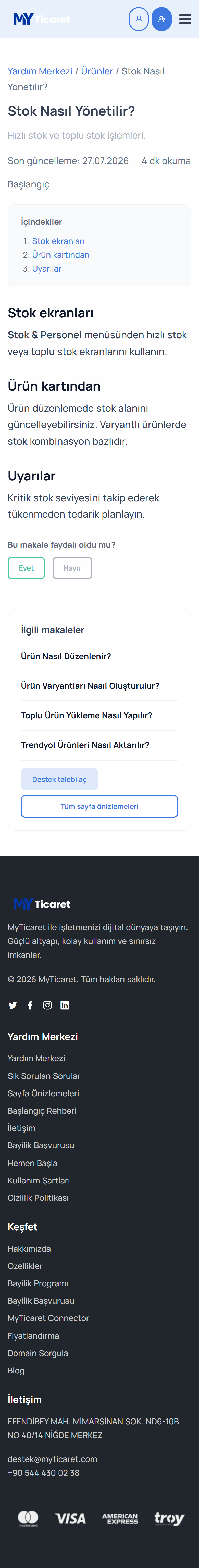 Makale: stok-nasil-yonetilir mobil