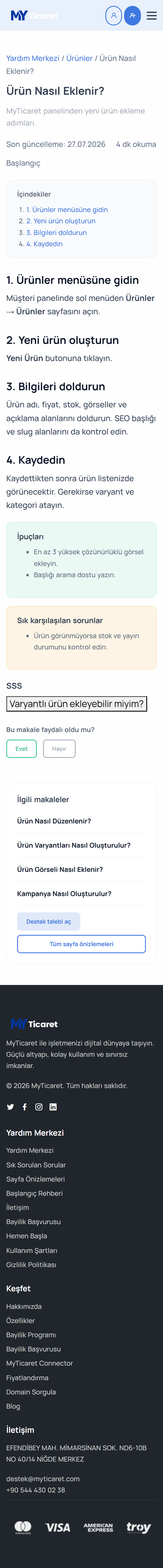Makale: urun-nasil-eklenir mobil